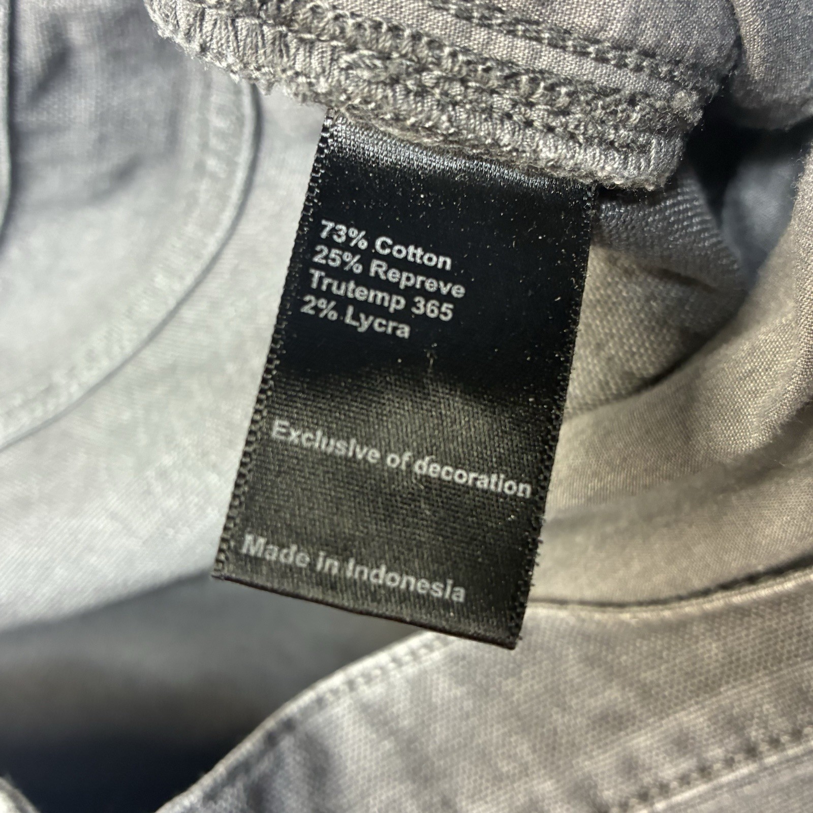 Proof Pants Rover Men 33×32 Gray Slim Fit Canvas Stretch Outdoor Casual Distress