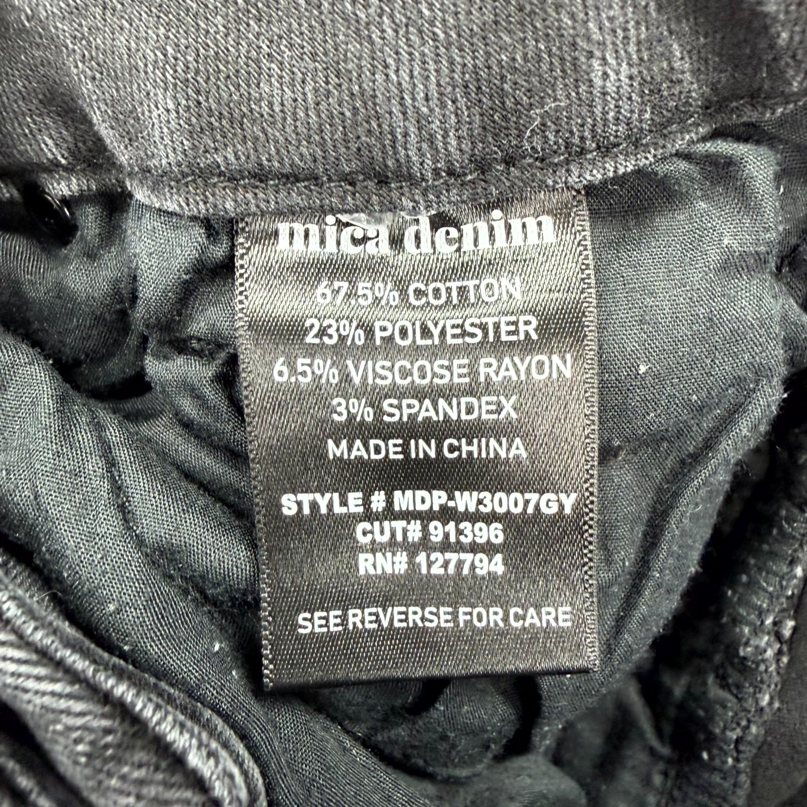 Altar’d State Jeans Womens 28 Dark Gray Denim Pants Wide Baggy Frayed Raw Hem