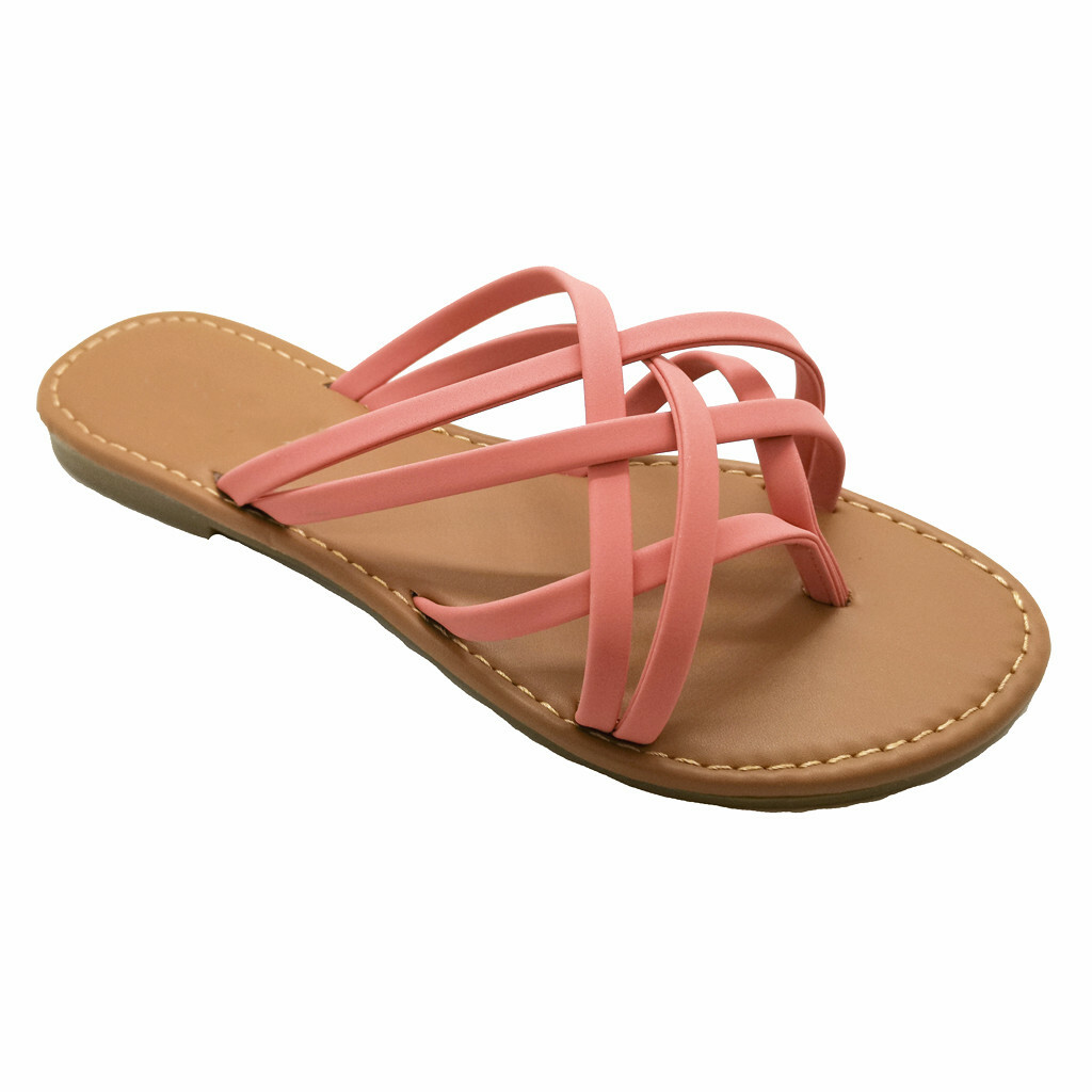 New Women Gladiator Sandals Shoes Thong Flops Flip Flat Size Slipper Shoes