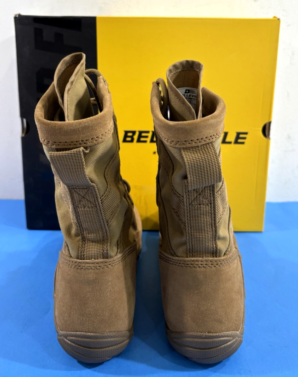 NEW 7 REG MENS BELLEVILLE TACTICAL RESEARCH TR105 COYOTE MINIMALIST BOOTS
