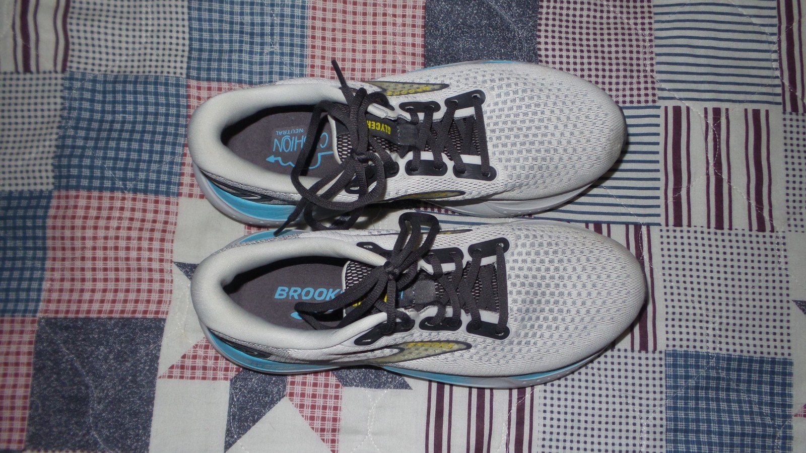 EXCELLENT! BROOKS Glycerin 21 Coconut Forged Iron Shoes Sneakers Mens Size 10 D