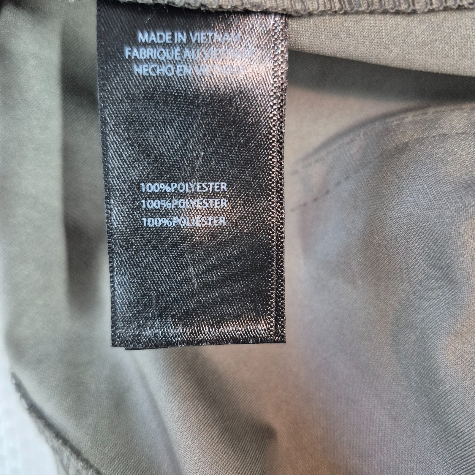 Kenneth Cole Active Tech Workout Shorts Sz 32 Slim Fit Stretch Rover Grey