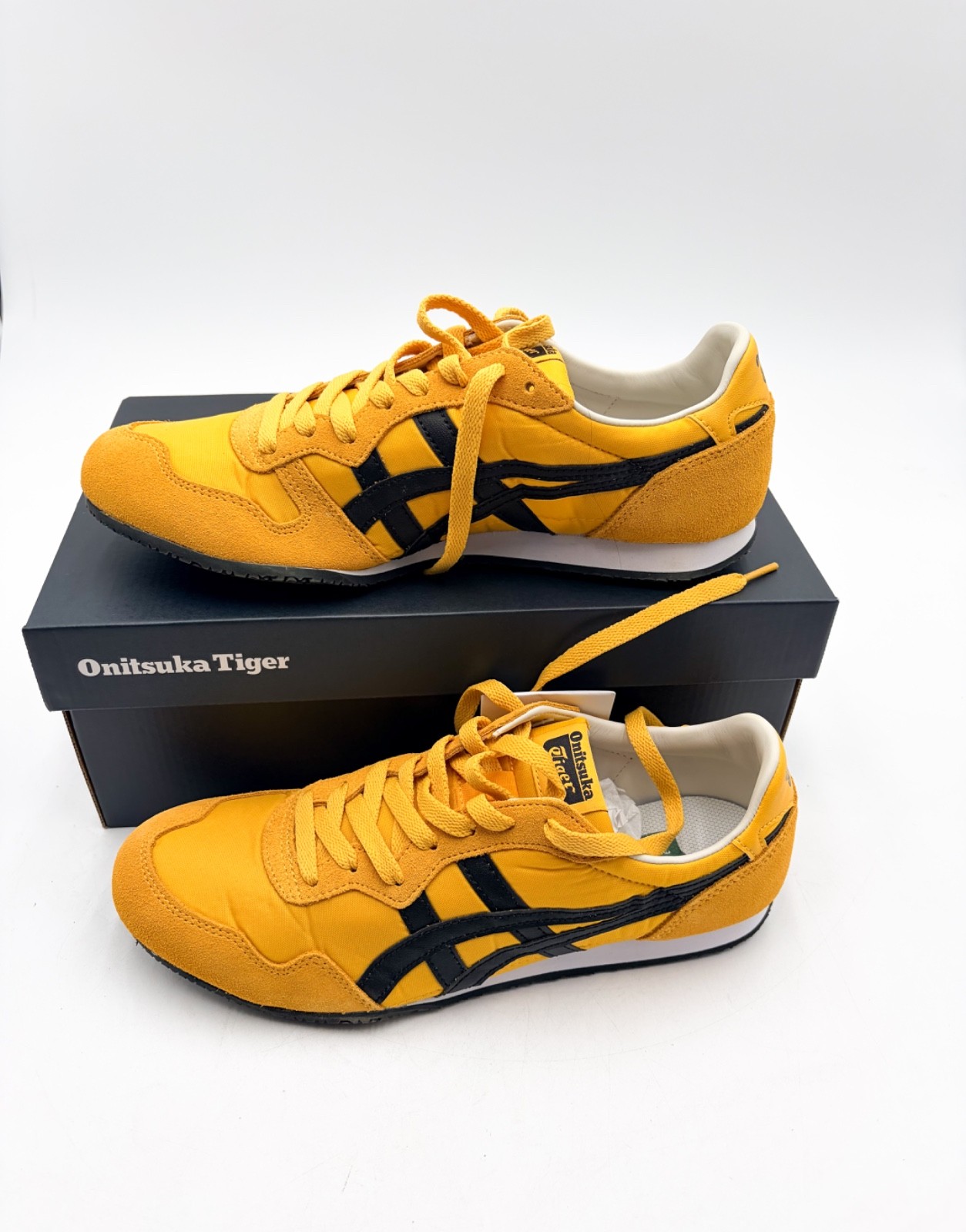 Onitsuka Tiger SERRANO Yellow/Black Daily Sneaker with Box (US 8) From US
