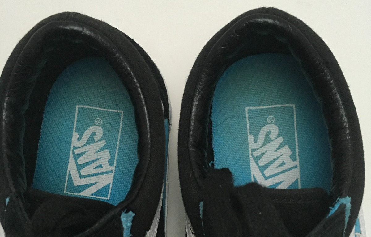 Vans Old Skool Bolt Pop Black Blue White Men 6.5 Women 8 VN0009Q5Y61 Lightning