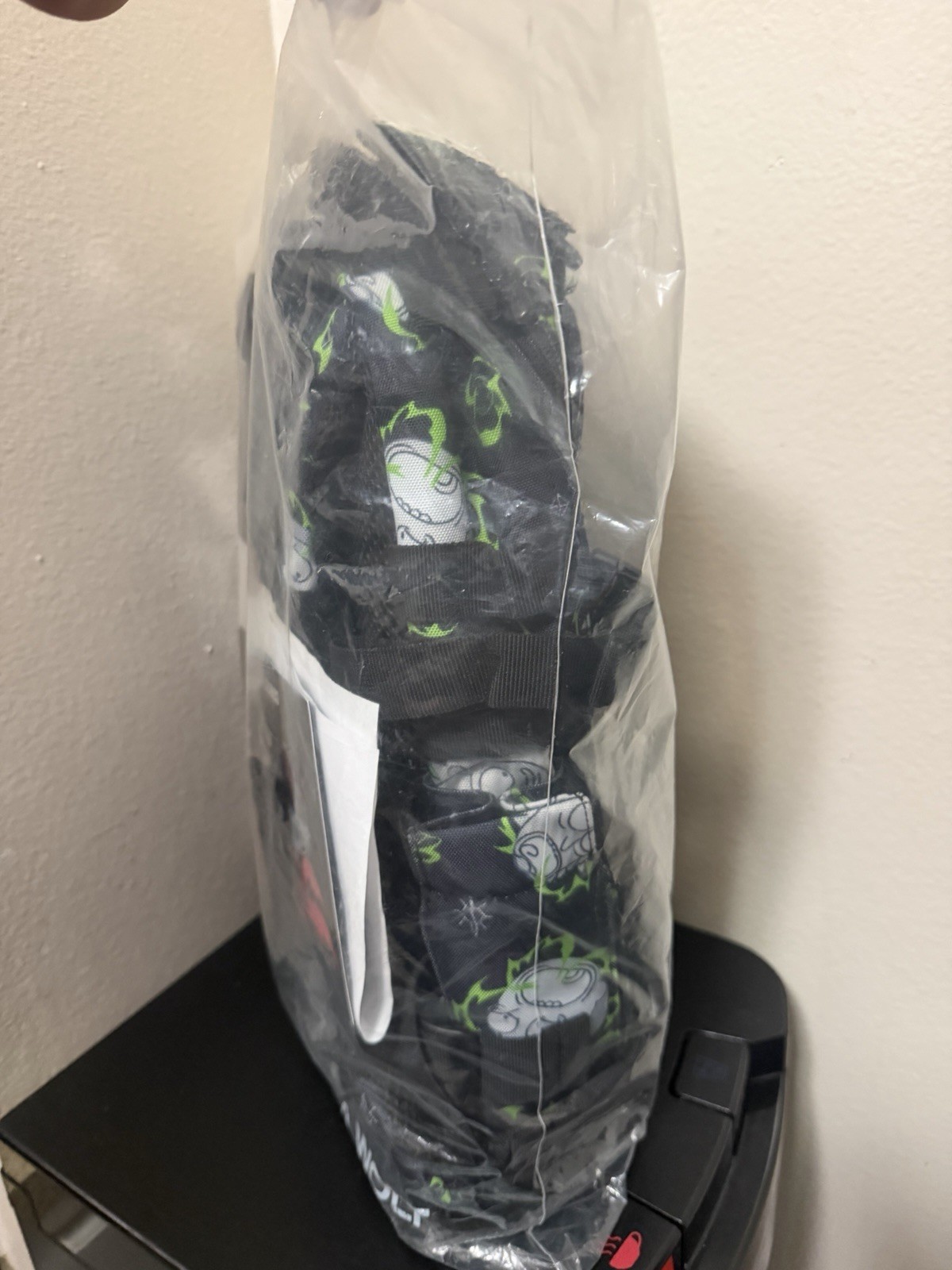 WOLFpak Backpack Black/Green Rick and Morty Graphic Print BRAND NEW 25L