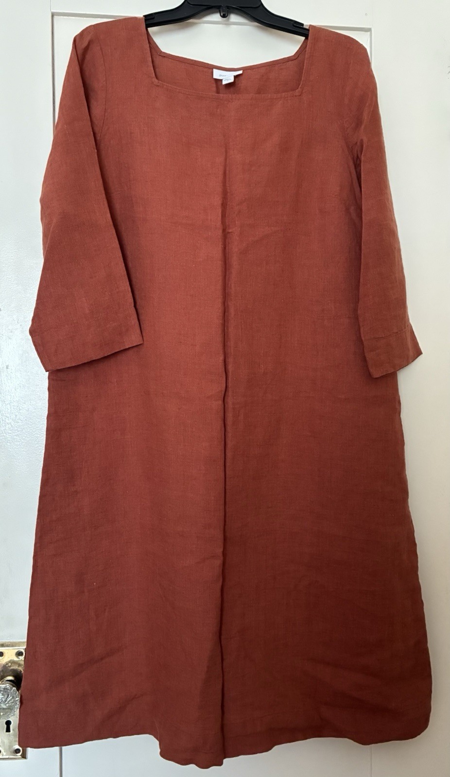 GUC J. Jill Pure Linen Square Neck Dress – Medium