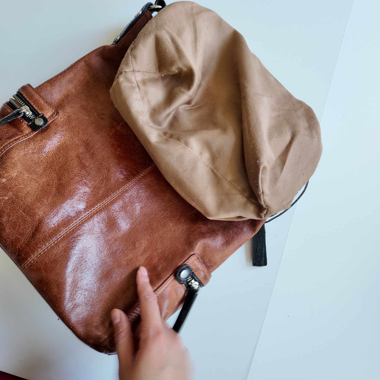 BOHO bag by tano 100% genuine soft leather vintage