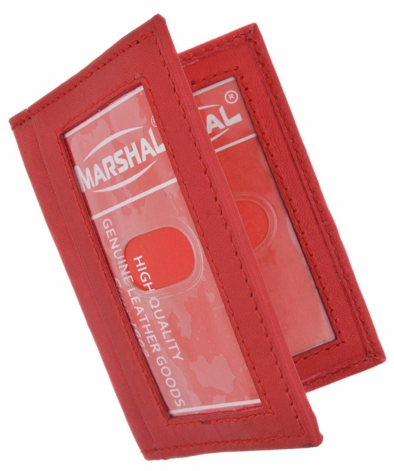 Mens Wallet Bifold Leather Slim Mini Credit Card ID Holder with Front ID Window