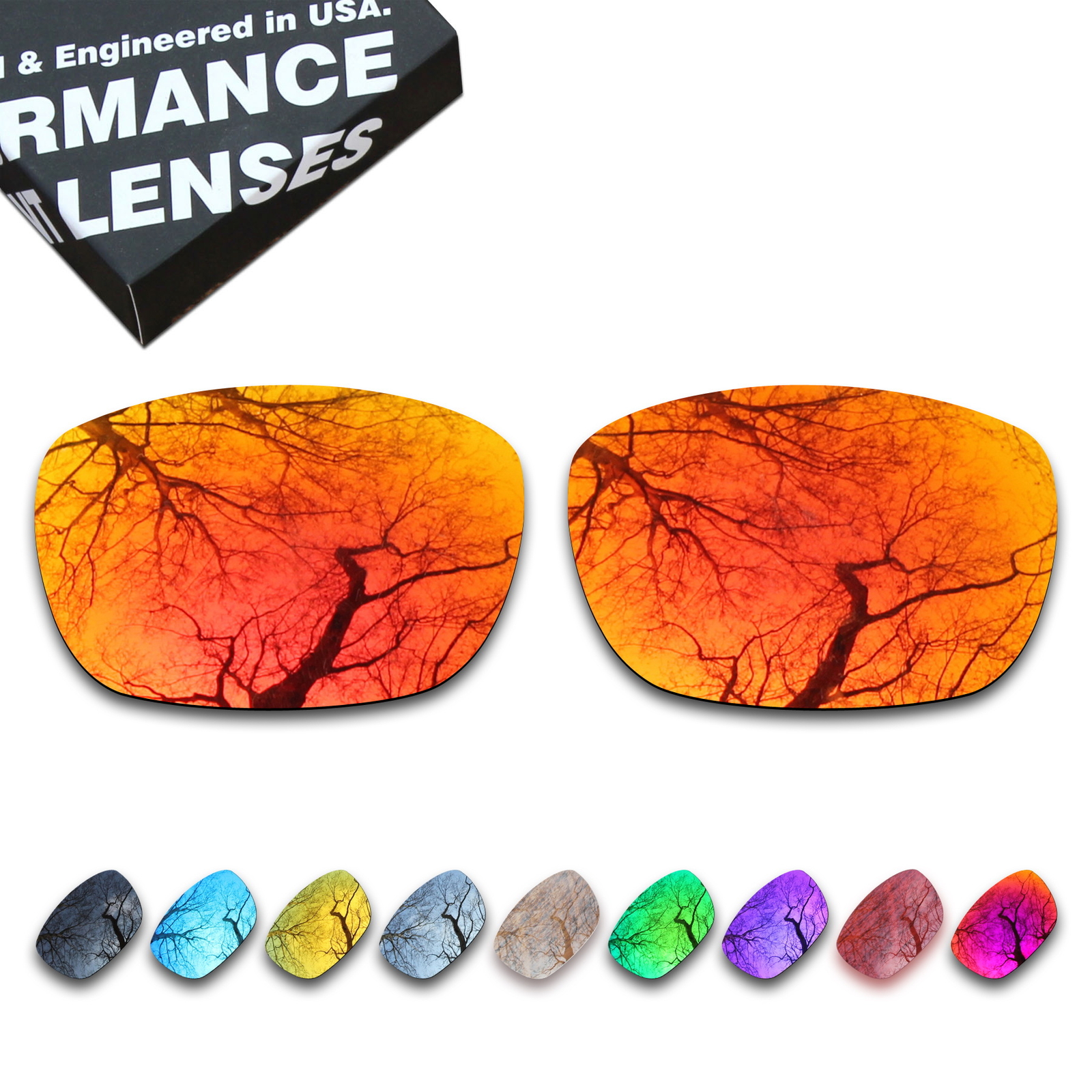 KEYTO Polarized Lenses Replacement for-Electric Knoxville XL- Options
