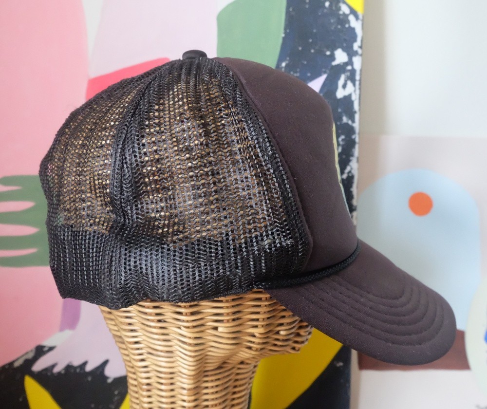 OTTO Trucker Hat Black Custom Tie-Dye Adorable Graphic Cap