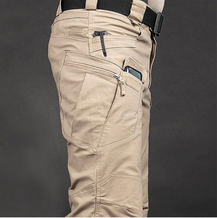 Mens Cargo Pants Work Combat Pants Outdoor Hiking Waterproof Trousers Tactical
