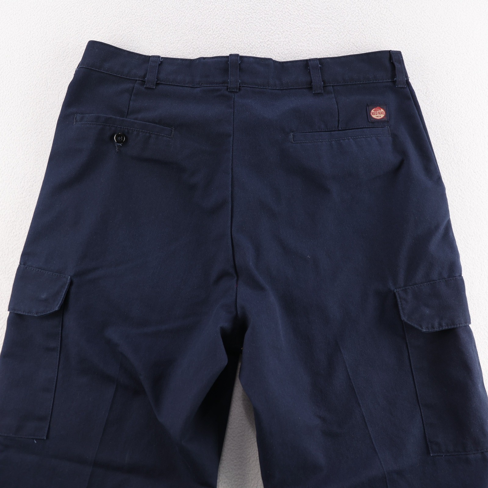 Red Kap Mens Navy Blue Cargo Work Pants PT88NV2 Straight Leg Size 36×32