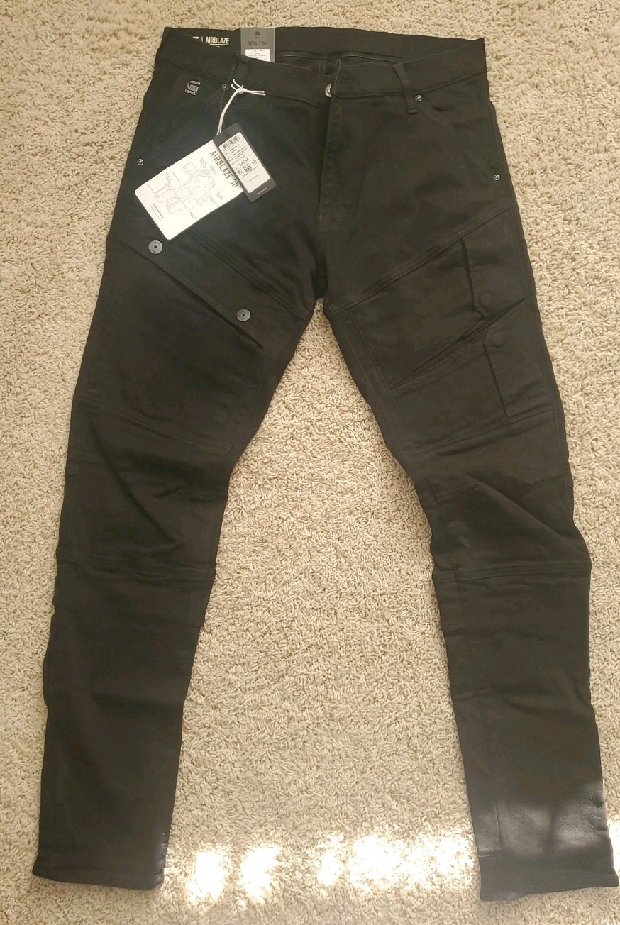 Mens Gstar Airblaze 3d Skinny 34/34