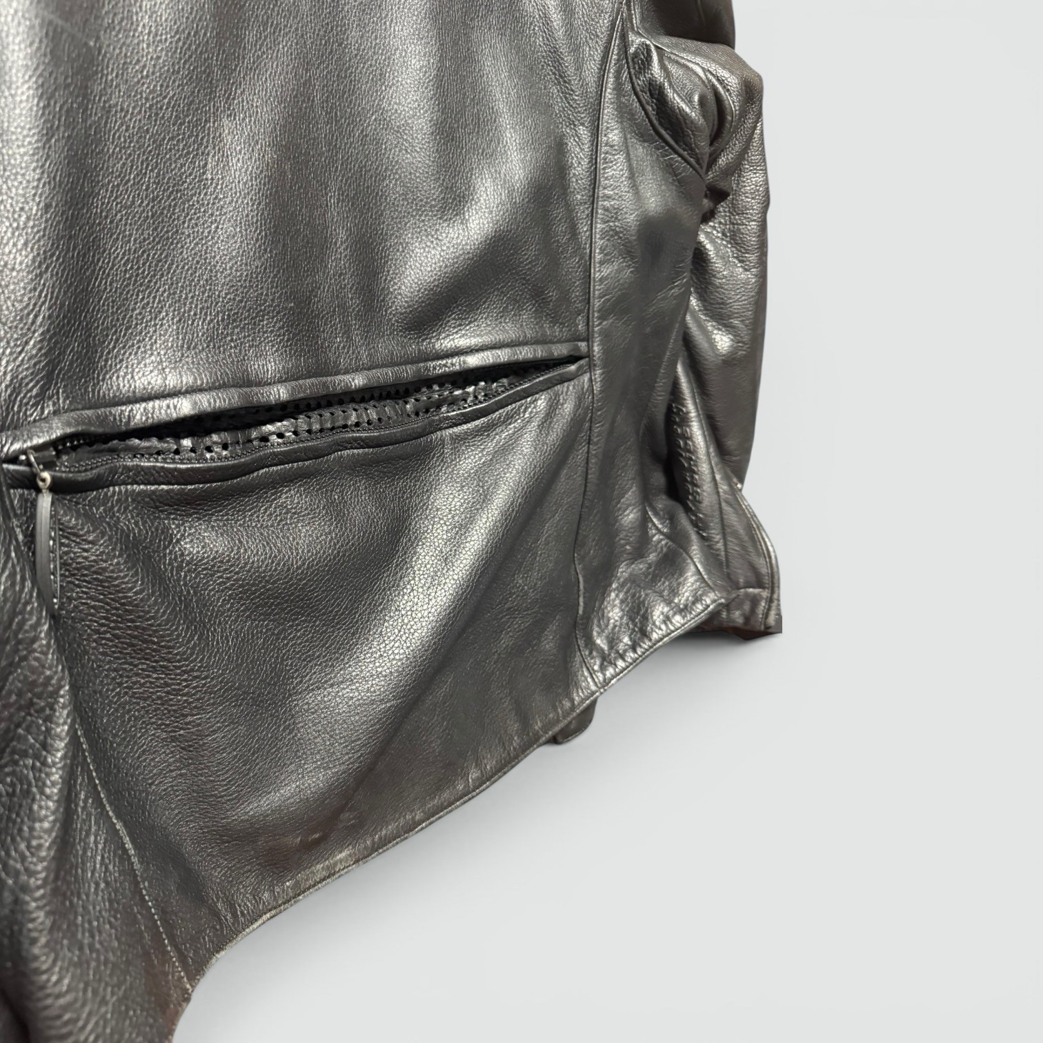 Harley Davidson FXRG series 1 Leather Motorcycle Jacket – Large armored Biker