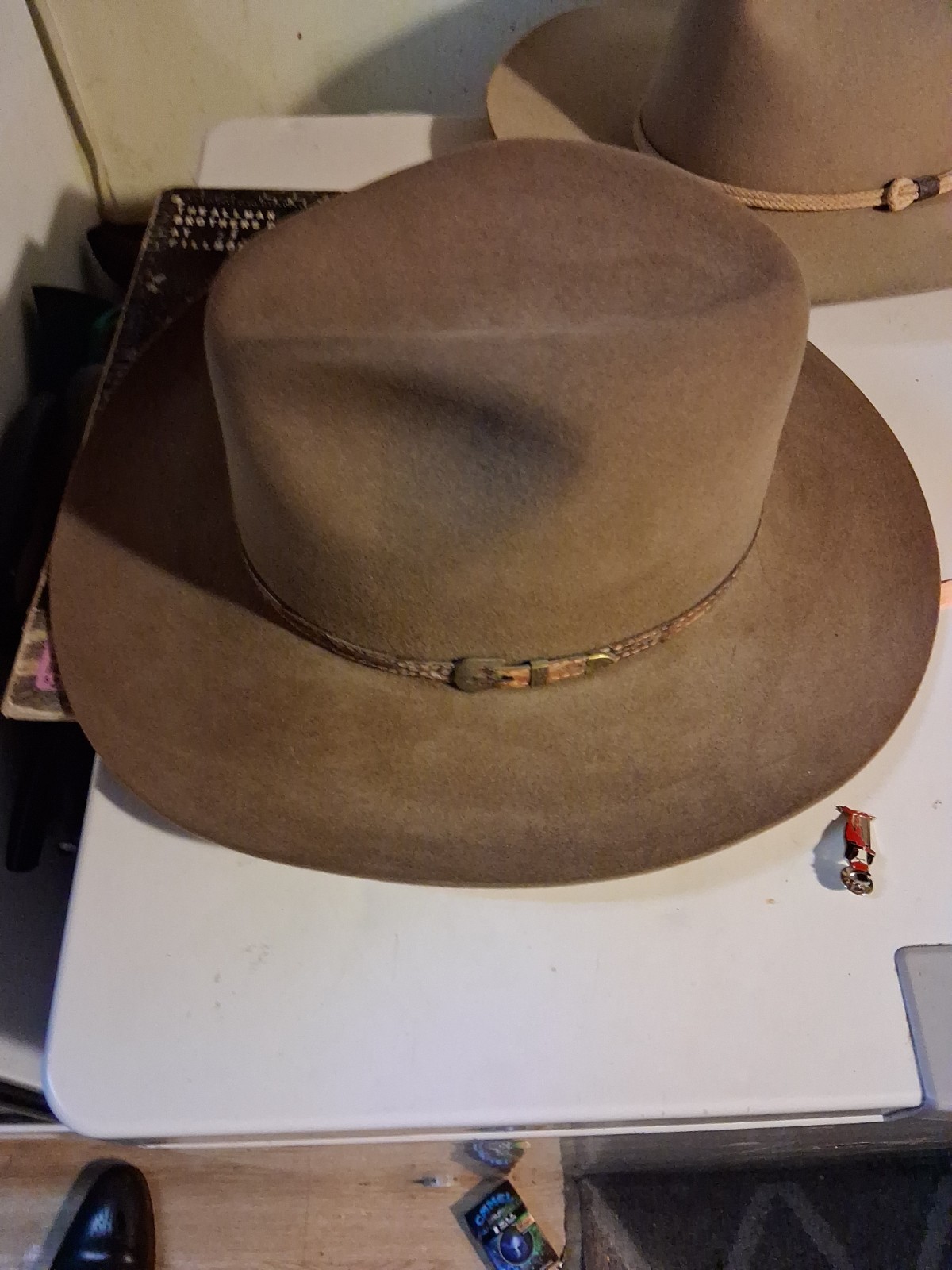 5x Beaver Brand And Eddy Bros Cowboy Hats 7 1/4