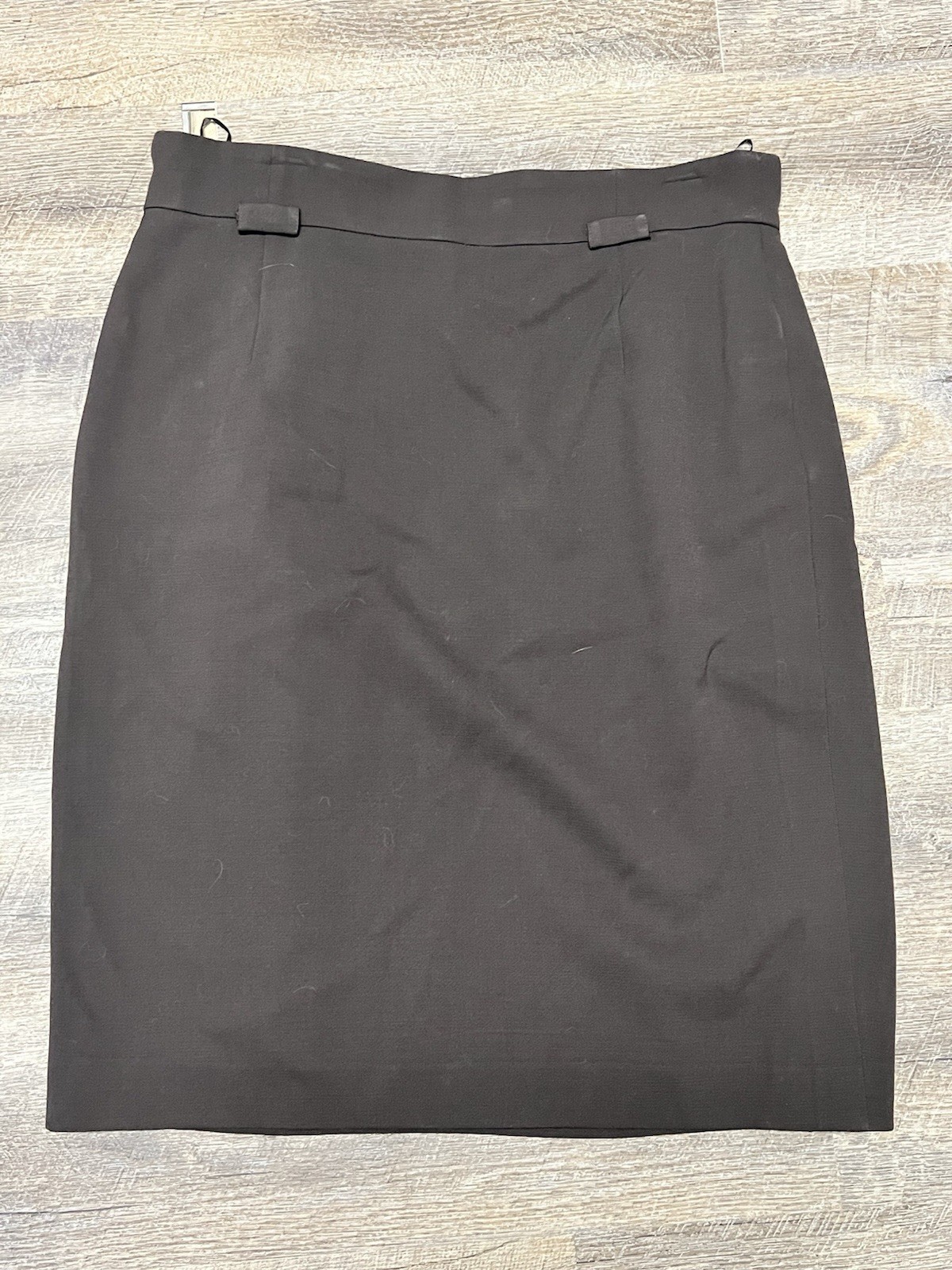 Escada Dark Brown Pencil Skirt Knee Length 42