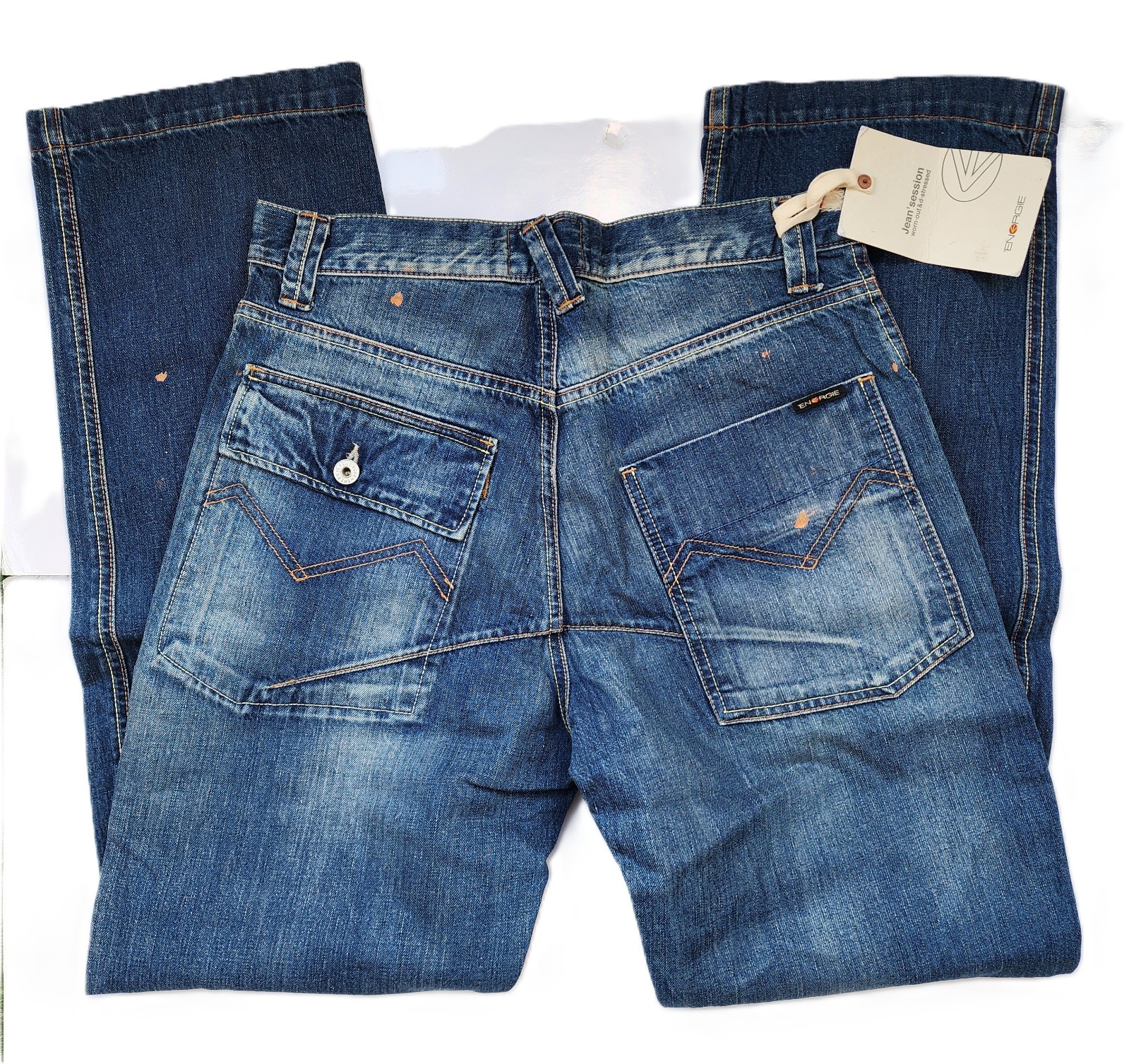 Designer ENERGIE Men $380 MIHARAYASUHIRO Distressed Relaxed Jeans Denim 31