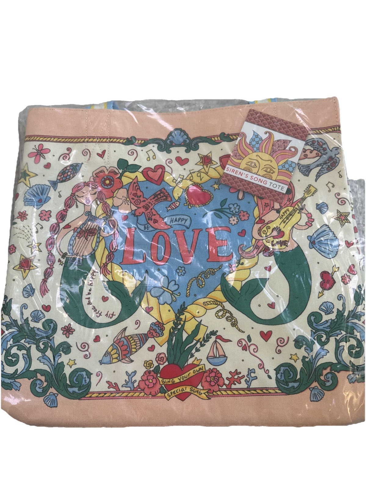 Brighton MERMAID SIREN’S SONG Canvas Tote MSRP $150 In Original Packaging NWT