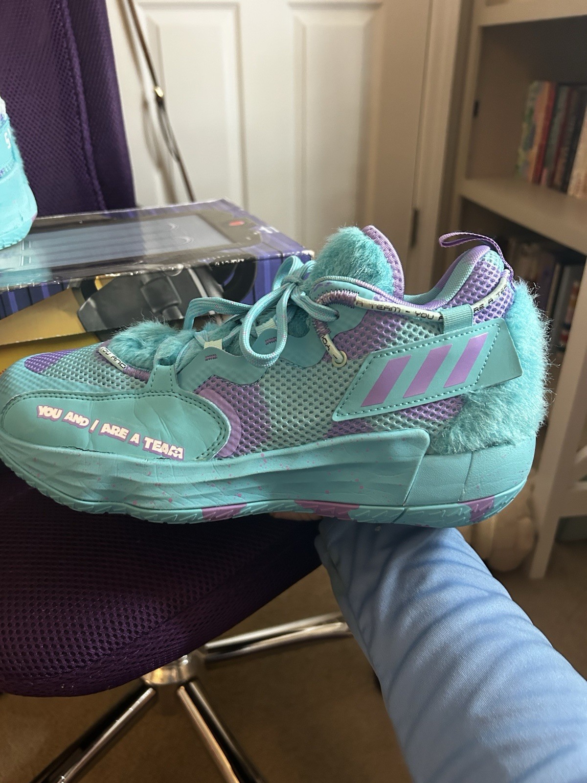 Monsters Inc. x adidas Dame 7 EXTPLY “Sulley” | Men’s Size 8