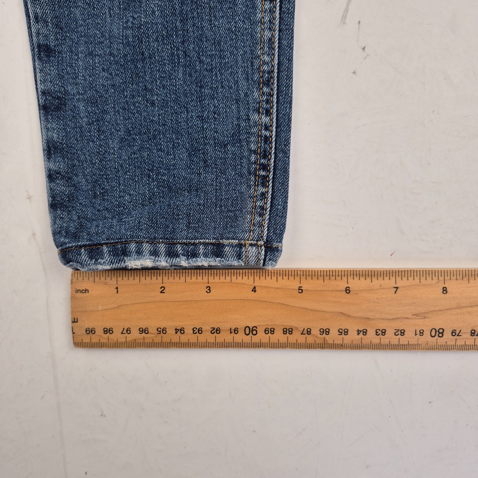 GUESS Jeans 10 W27 L24 Blue Womens Distressed Denim Cotton Blend Logo