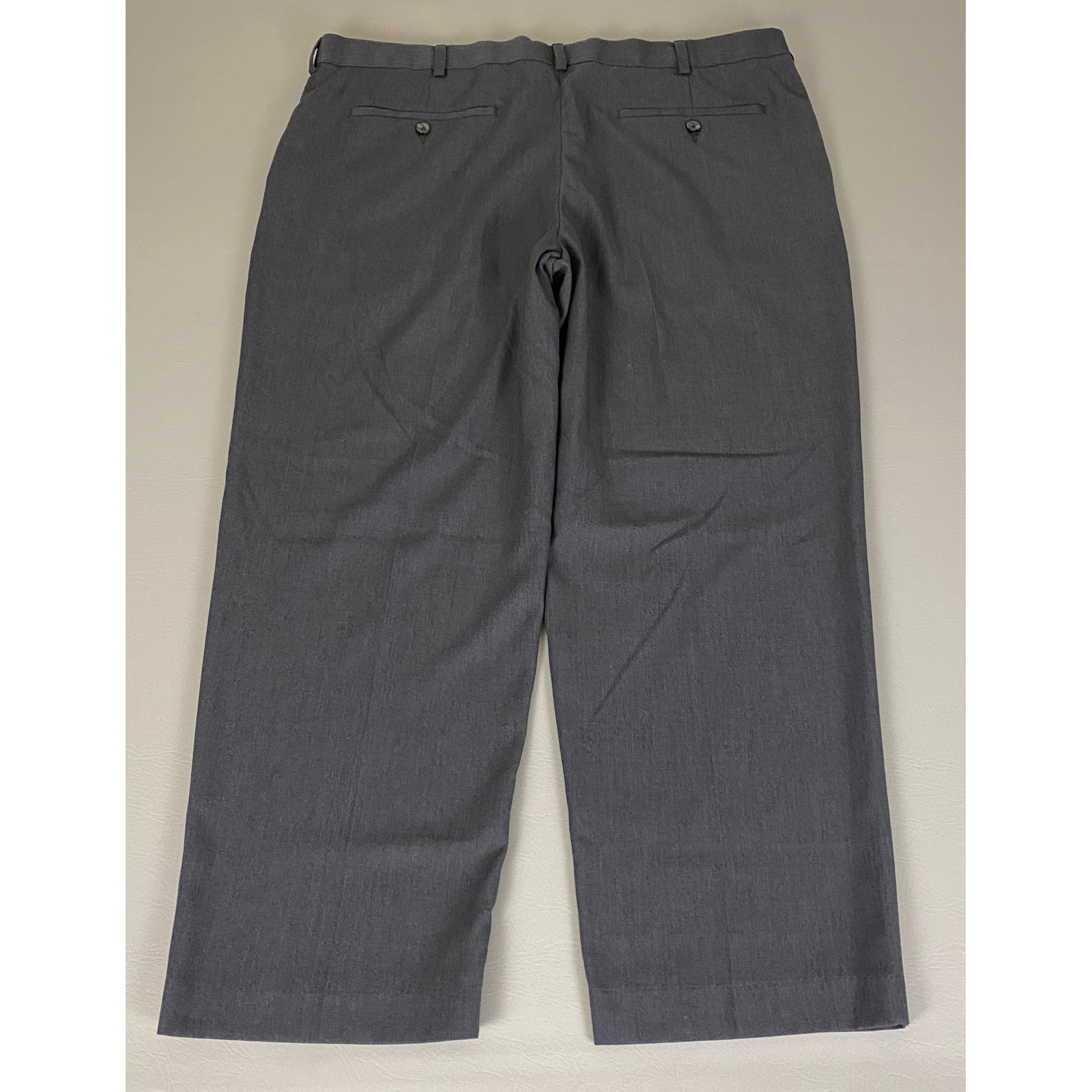 George Dress Pants Men’s 42×30 Graphite Gray Repreve Polyester Rayon Blend