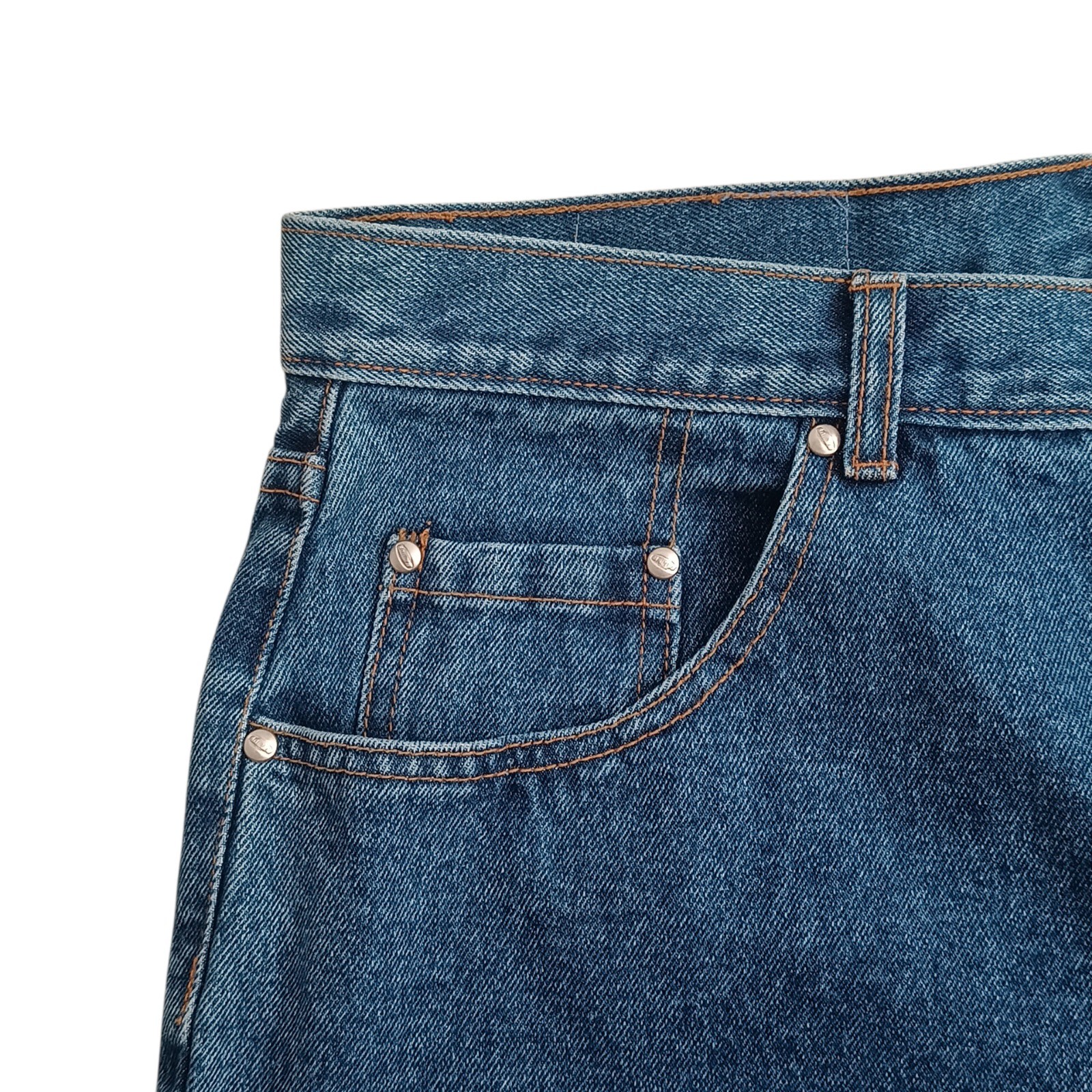 Vintage Brutus Gold Jeans Blue Denim 36×32 Regular Fit Stonewash Deadstock