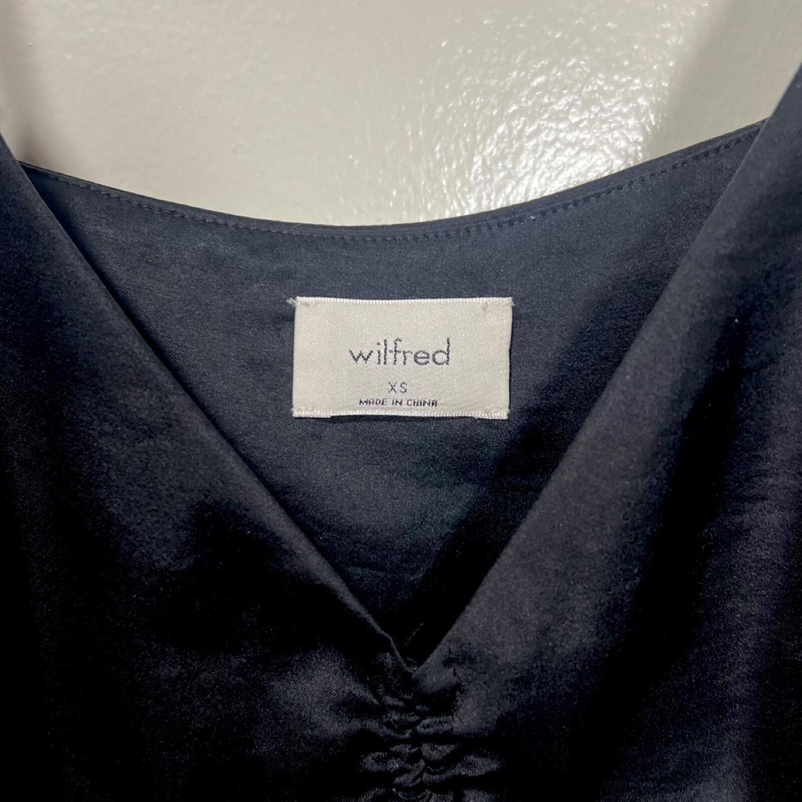 Black Wilfred Cropped Ruched Cami