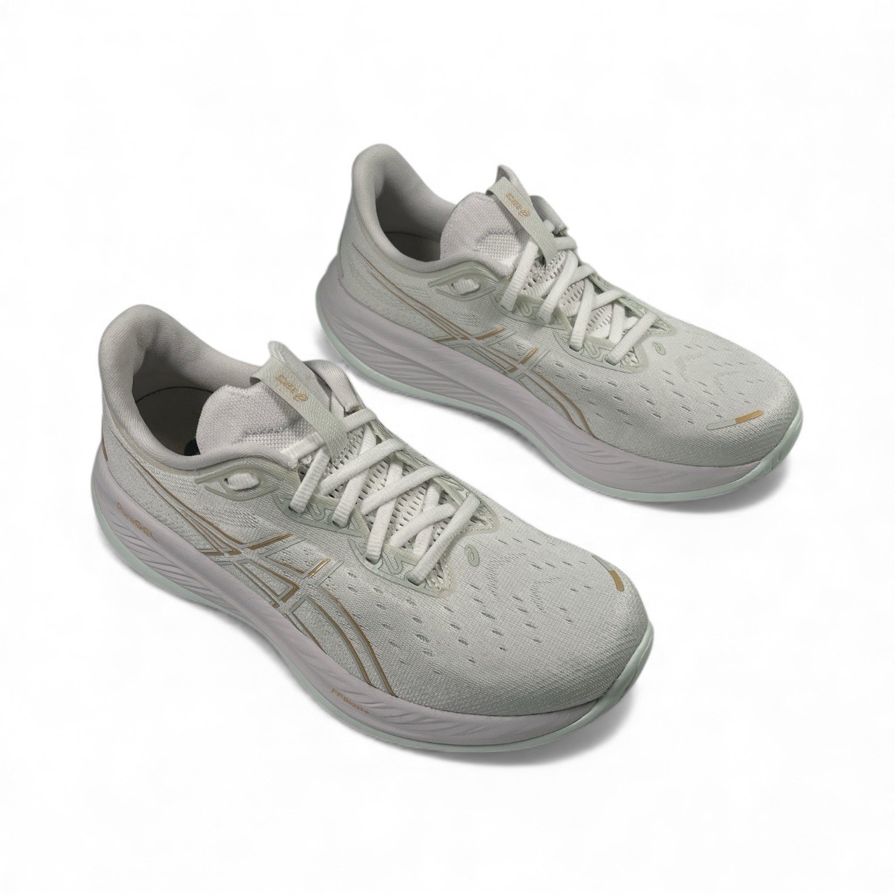 Asics Womens Gel Cumulus 26 1012B599 White Running Shoes Sneakers Size 9.5 EUC