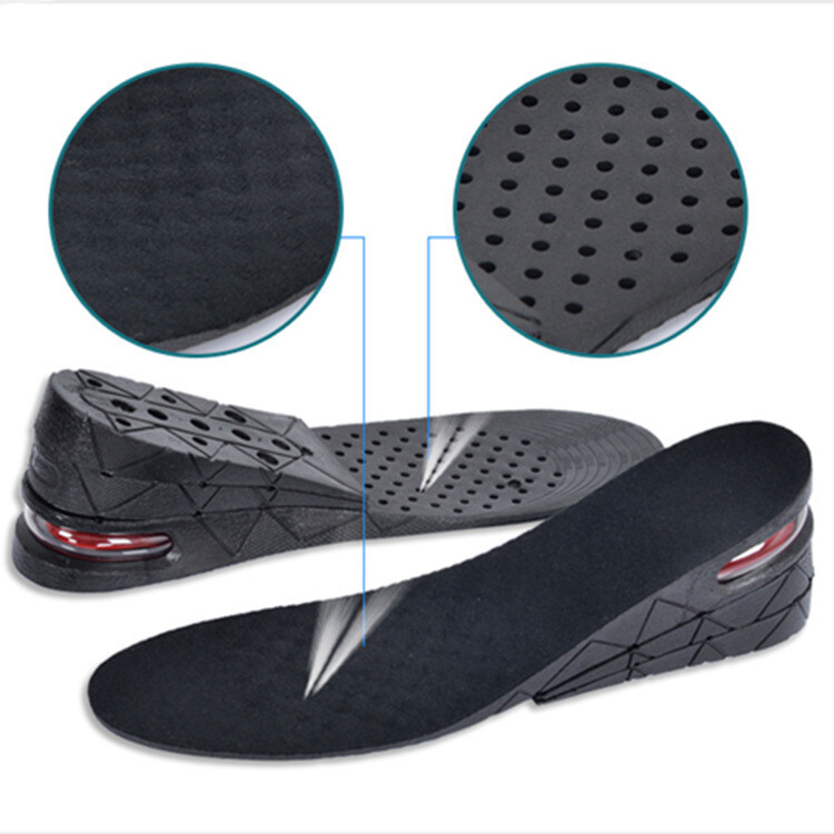 9cm Shoe Lift Insole Air Cushion Heel insert Increase Taller Height 4 Layer New