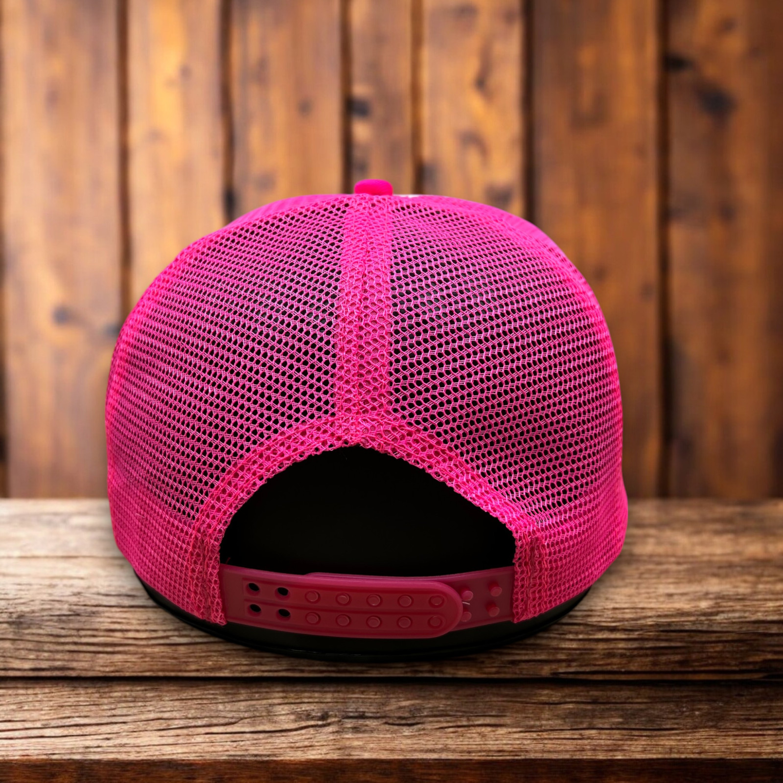 NERDS Mens Trucker Hat Neon Pink Snapback Vintage Candy Ad Baseball Cap