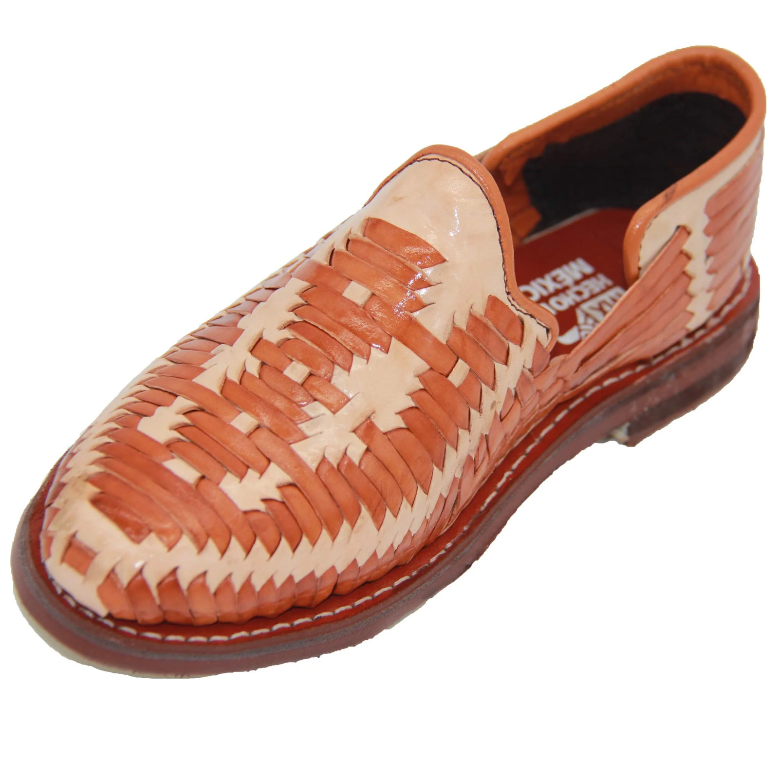 Men’s Leather Authentic Mexican Huarache Sandal Closed Toe