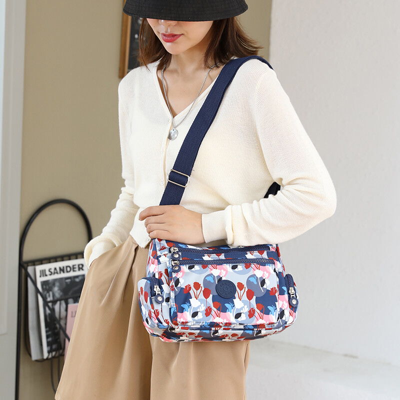 Lightweight Waterproof Bag Women’s One Shoulder Oxford Cloth Bag Crossbody Bag