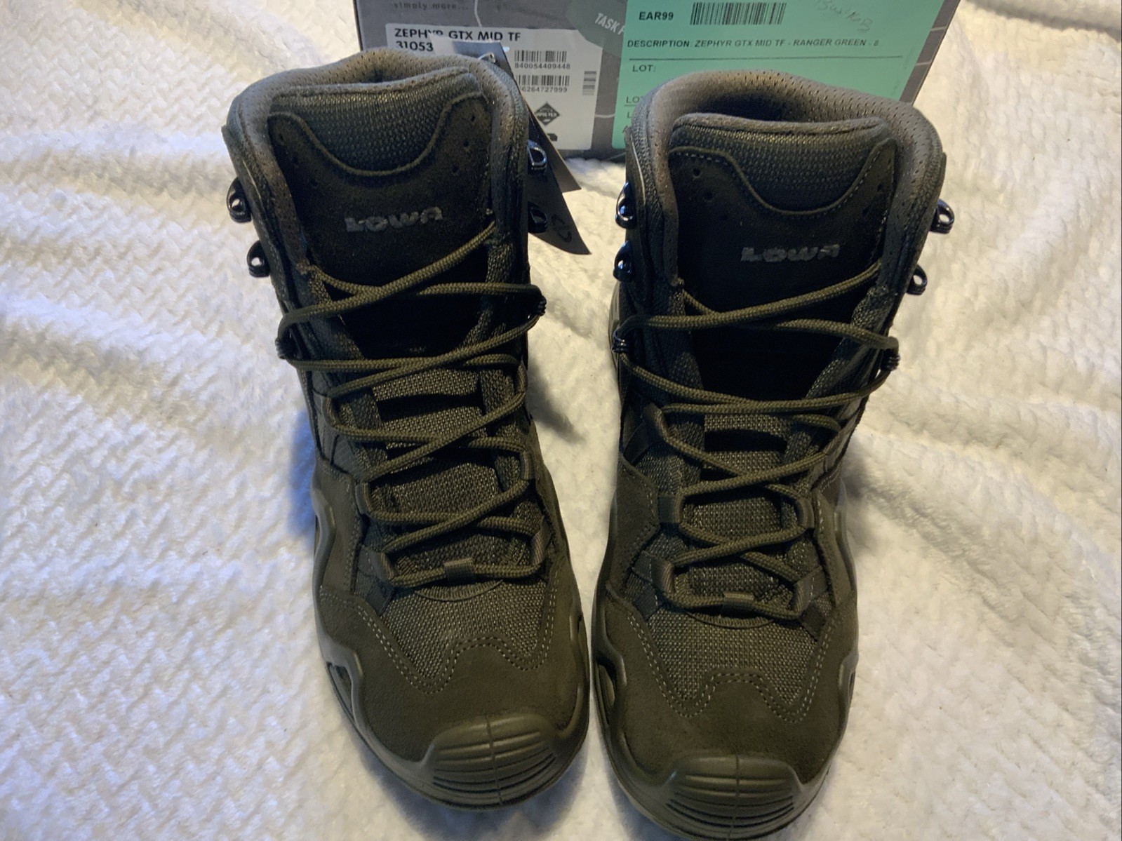 Lowa Zephyr GTX MID TF Boot 310537 Ranger Green Size 8