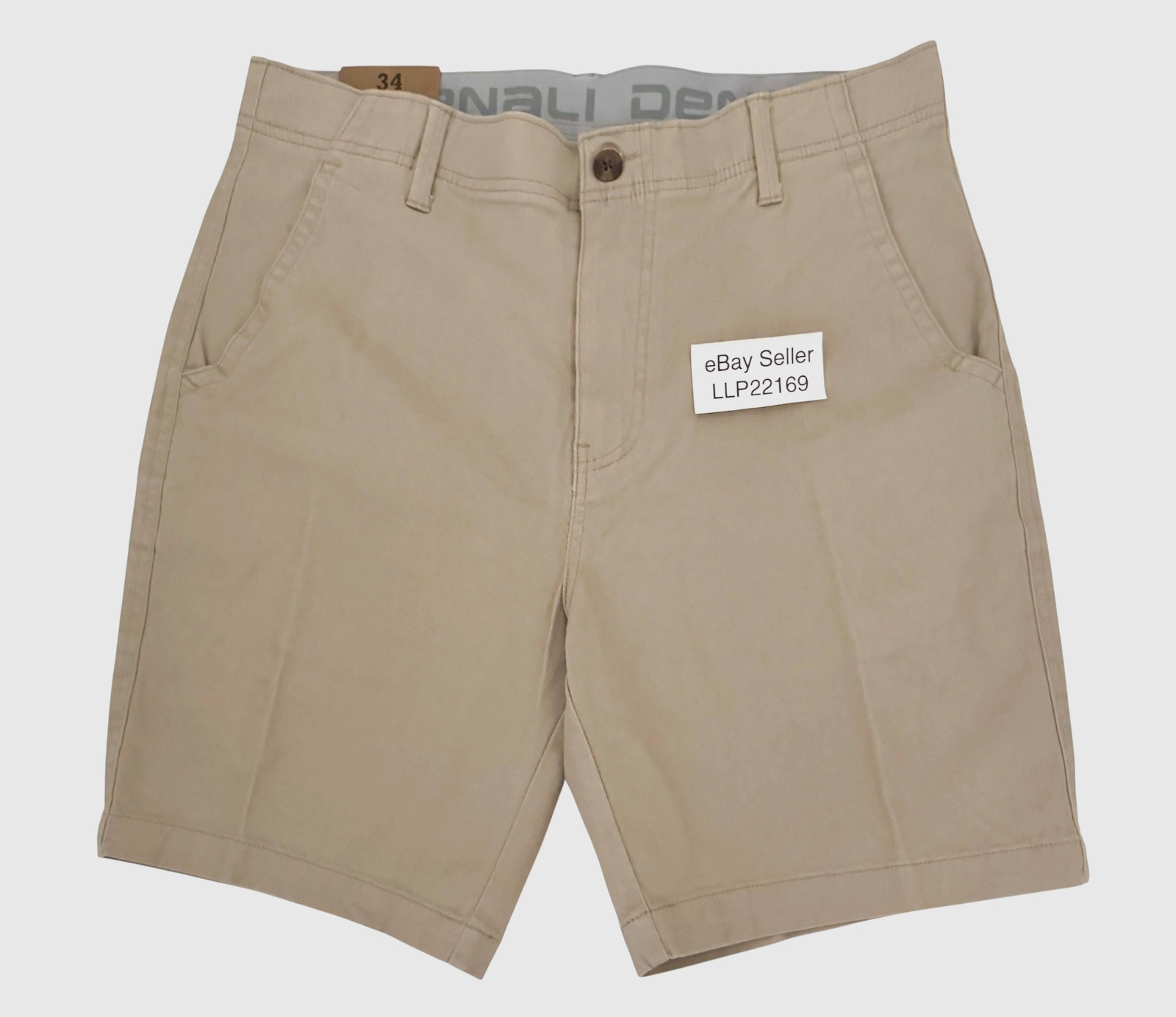DENALI Men’s Stretch Shorts (SIZE 34) Flex Waist Flat Front SUEDE New $42