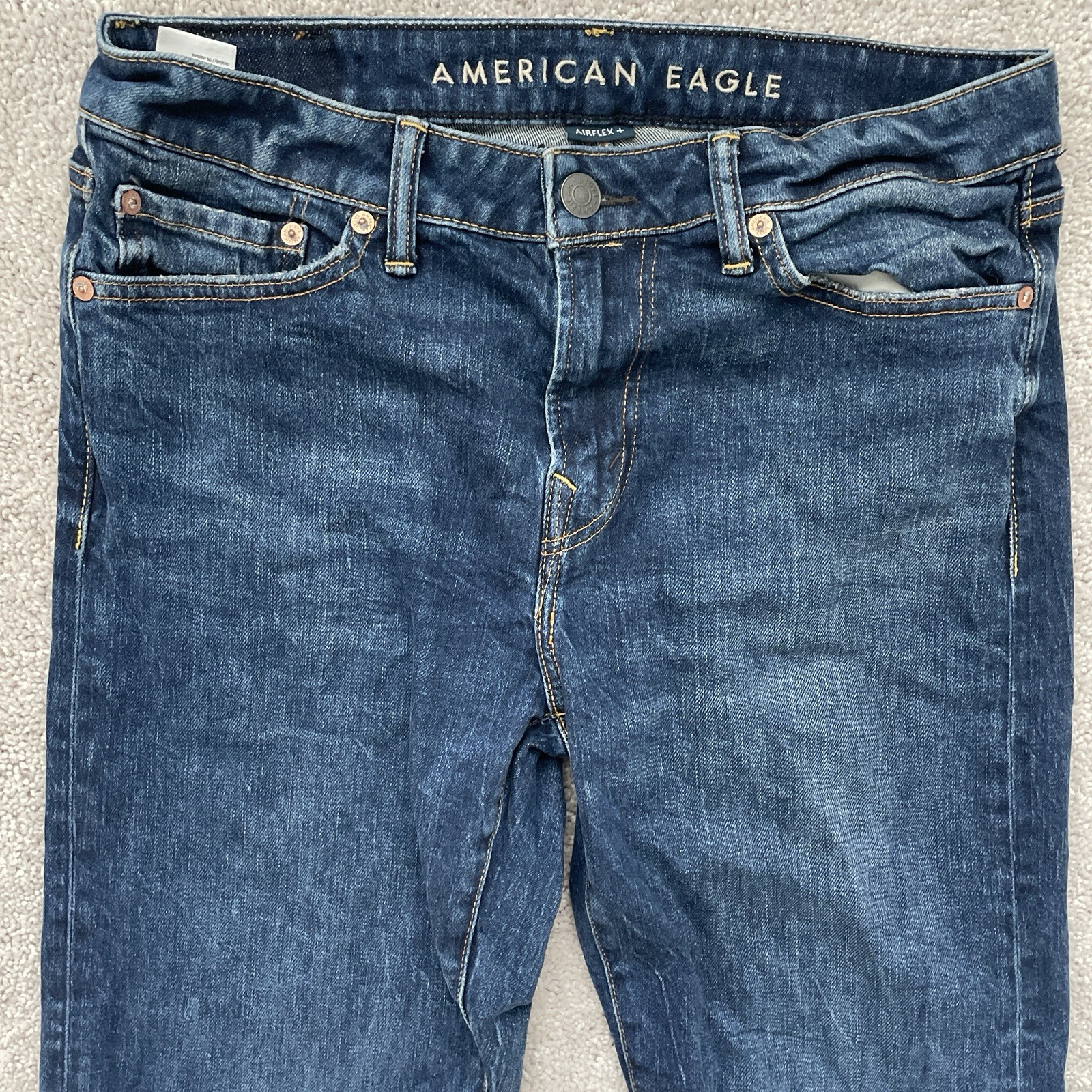 American Eagle Air FLEX Original Straight Stretch Denim Jeans Men’s 32×30