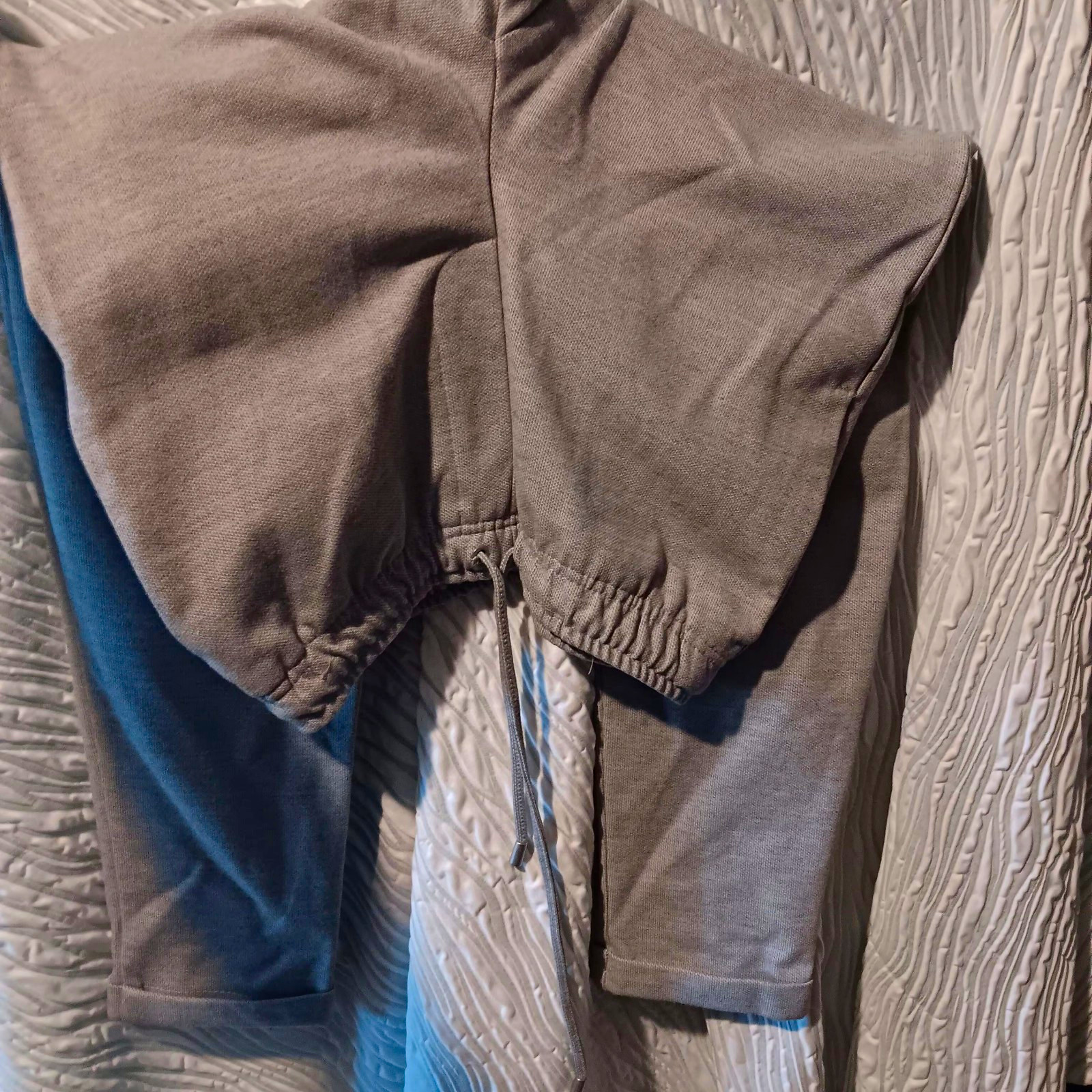 ZARA Men’s Jogger Pants Gray USA Small Drawstring Elastic Waist Pockets