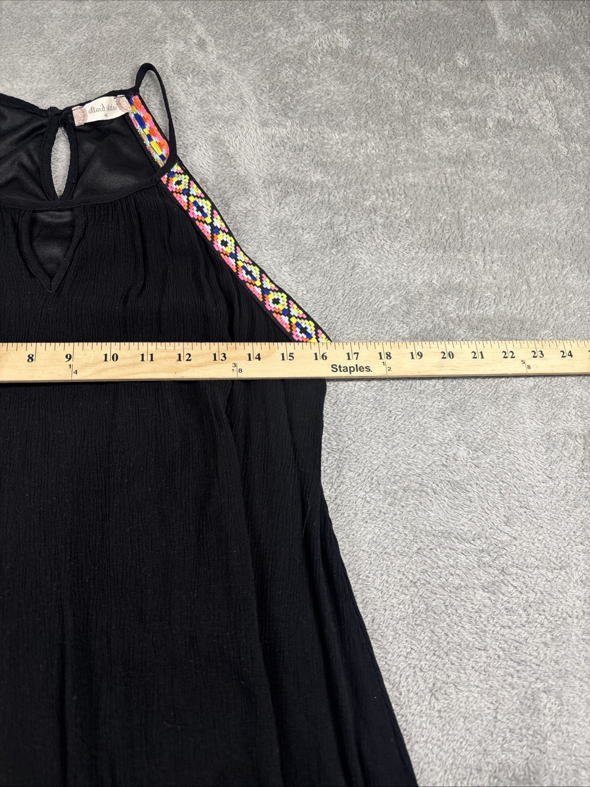 Altar’d State Dress Small Sleeveless Colorful Embroidered Cut Out Women’s Sz M
