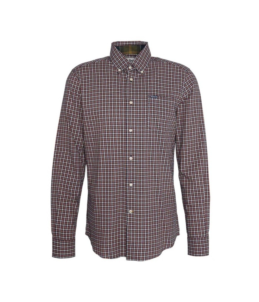 BARBOUR Casual Cotton Shirt Plaid Warm 100% Cotton – Color Options