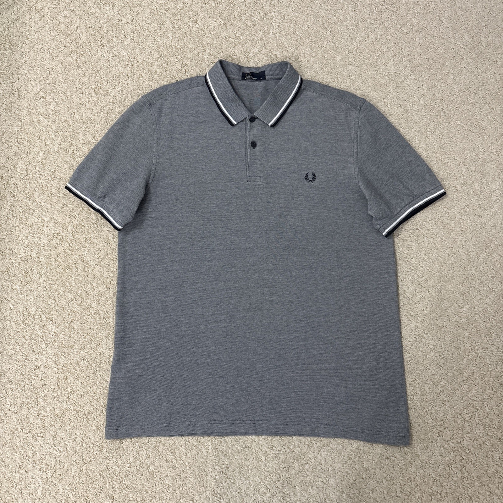 Fred Perry M3600 Polo Shirt Mens XL Extra Large Short Sleeve Cotton Navy Blue