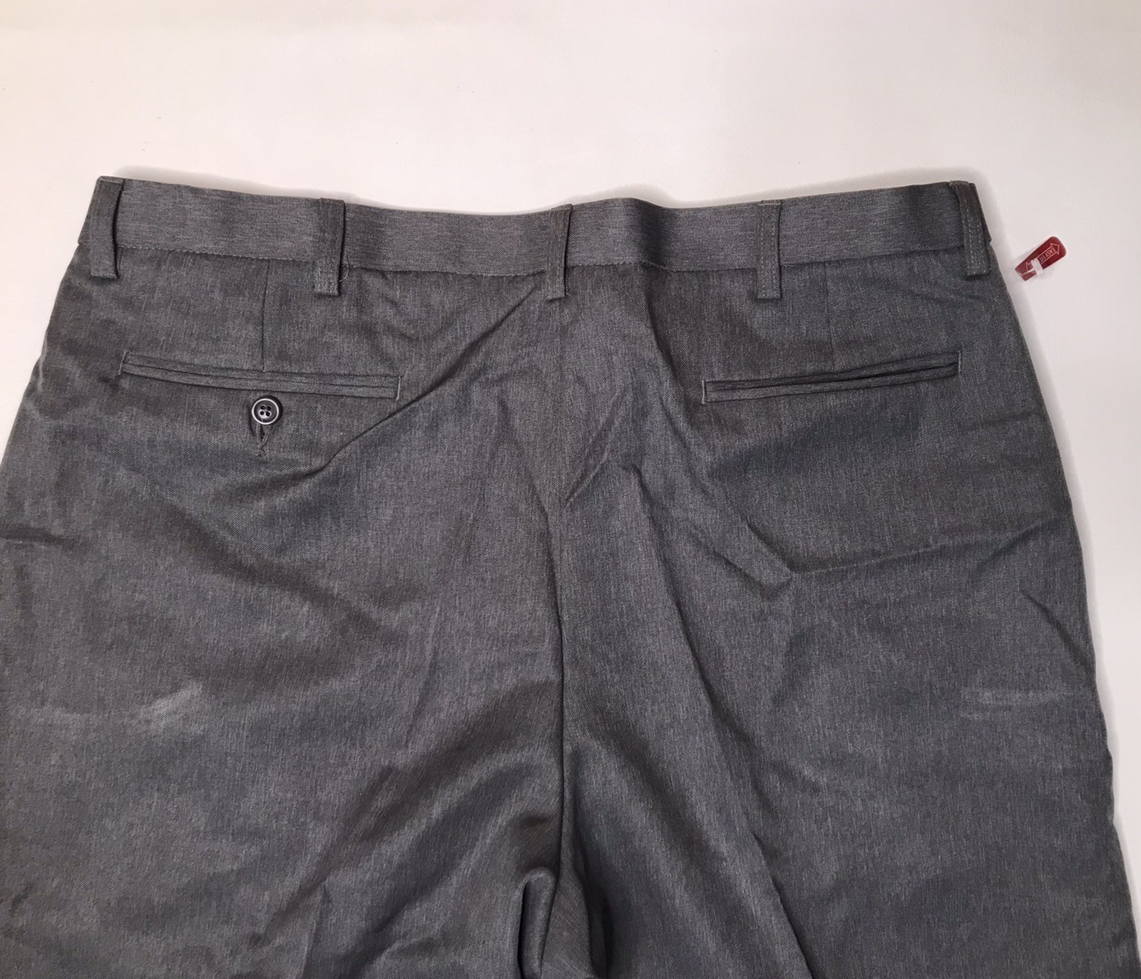 Puritan Mens Gray Flat Front Pants 40×30