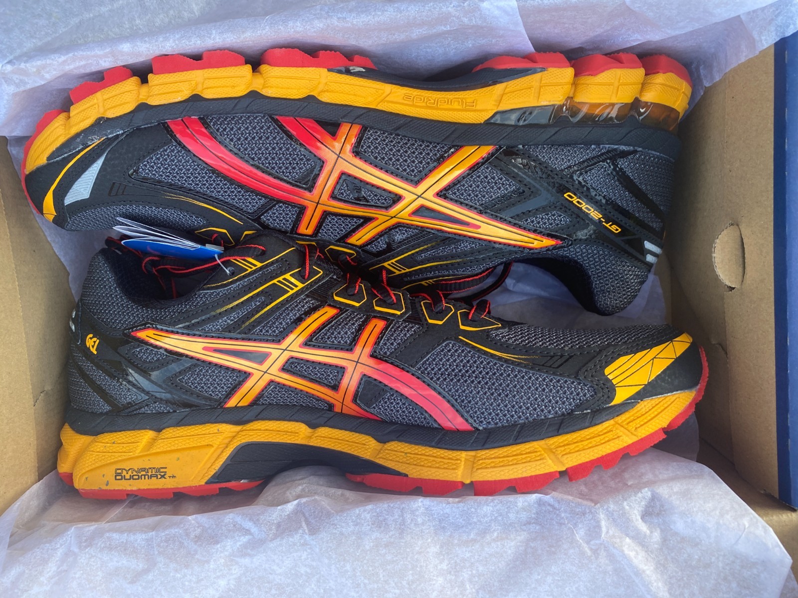 Asics GEL GT-2000 2 Trail Running Shoe Men’s 10.5 Storm Red Harvest T3Q2N 7521