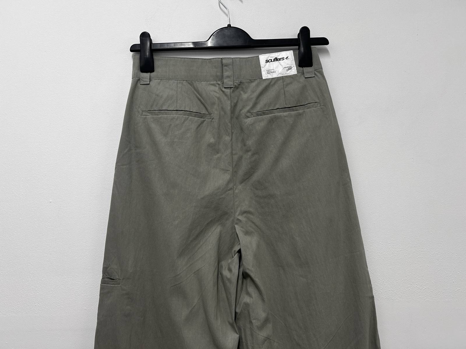 Scuffers Trousers Size 36 Grey Balloon Wide Leg Baggy Pants