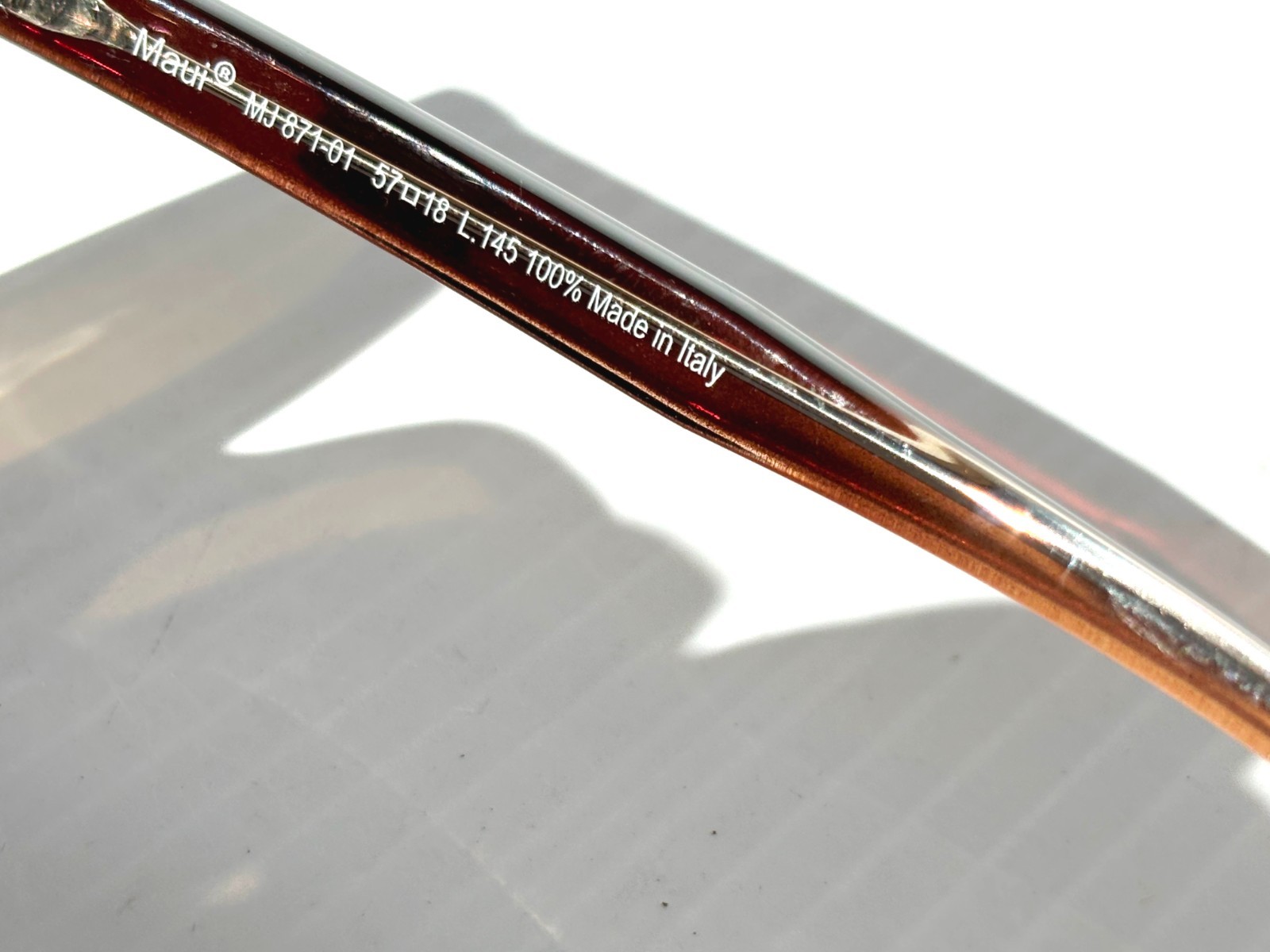 NEW Maui Jim GOOD FUN Rootbeer Fade POLARIZED HCL Bronze GLASS Sunglass HS871-01