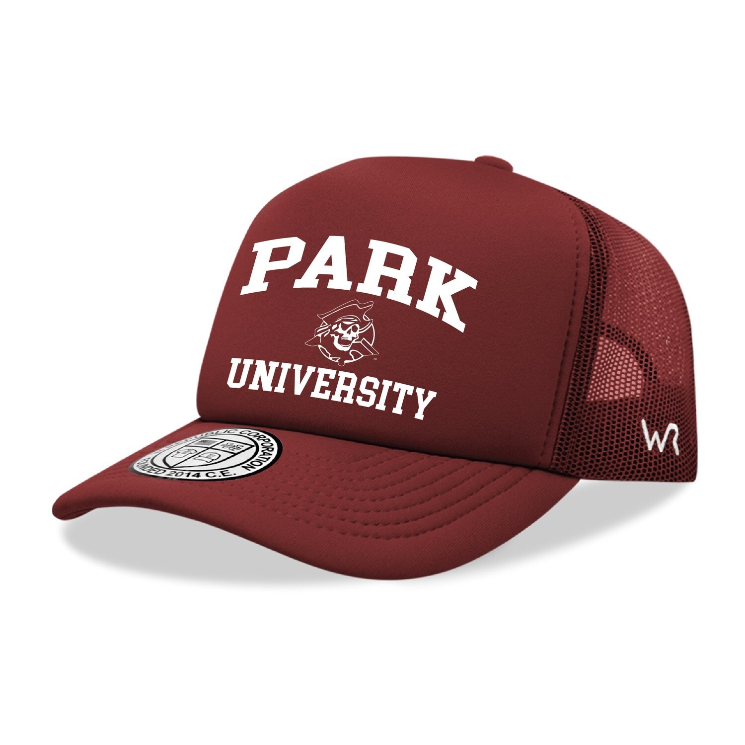 Park University Pirates PU Trucker Mesh Snapback Seal Hat