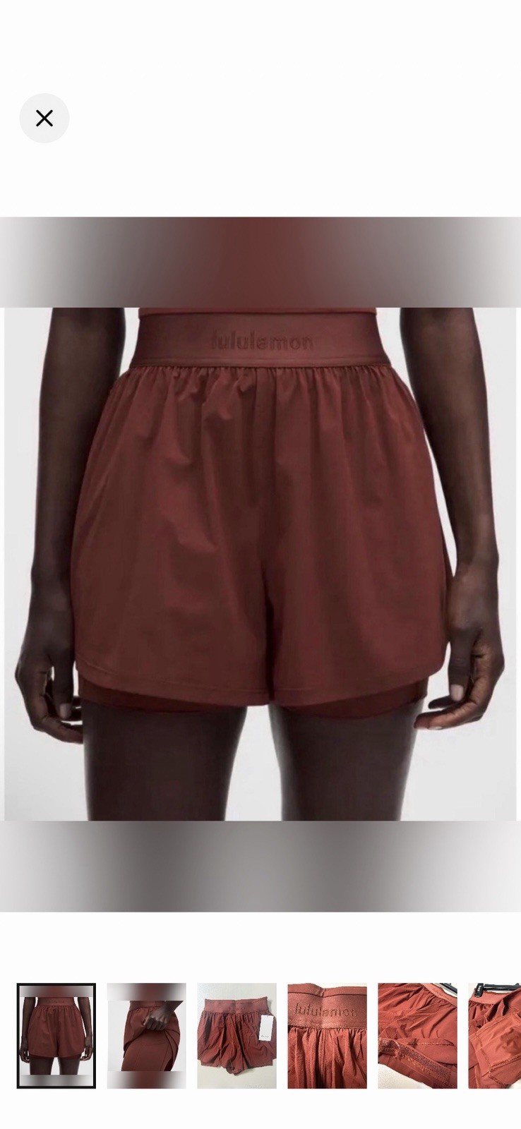 Lululemon License To Train SHR Lined Shorts 3.5” In Cranberry charm NWT SIZE S