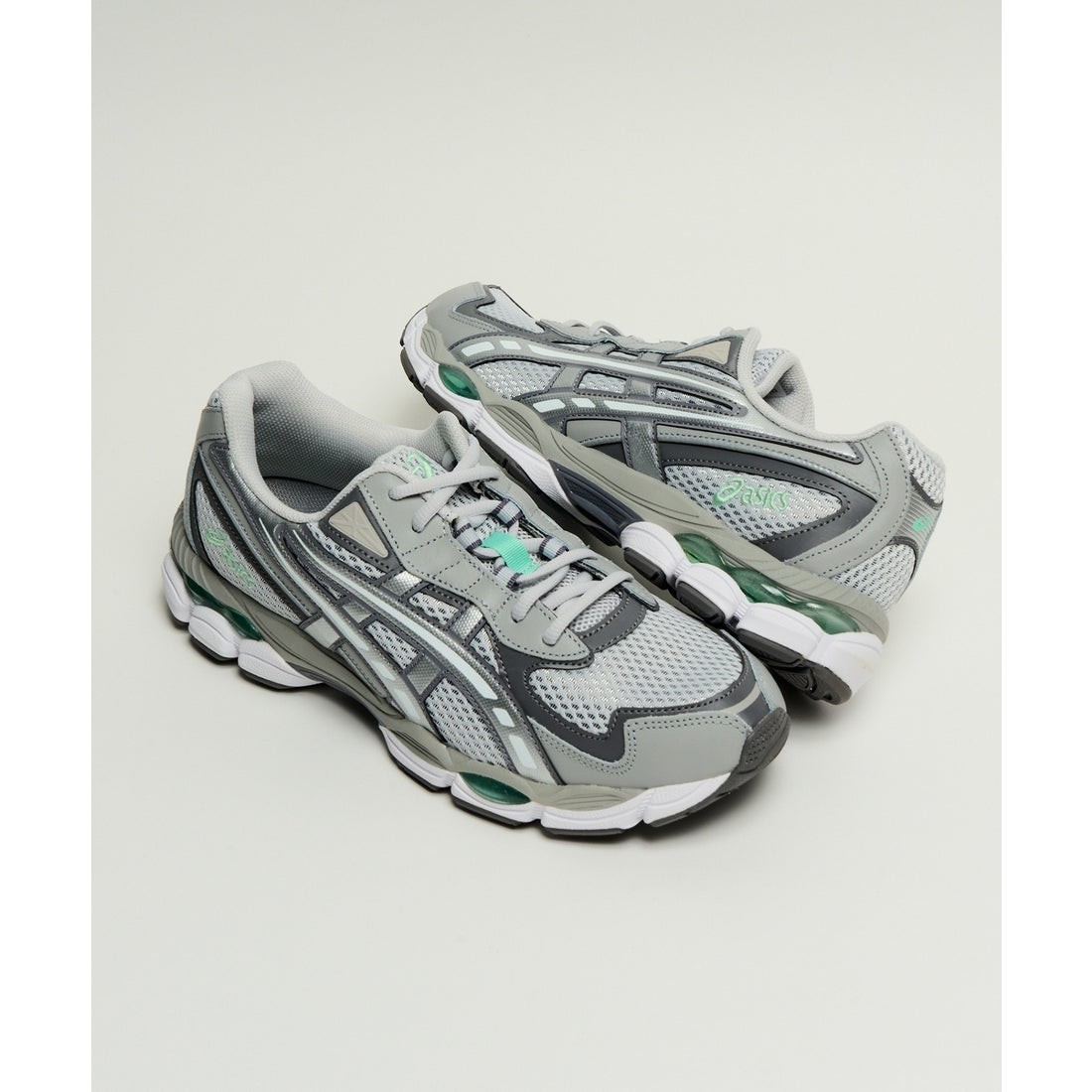 Asics Gel-NYC 2055 Mesh Leather Grey Silver Grey Men’s Size