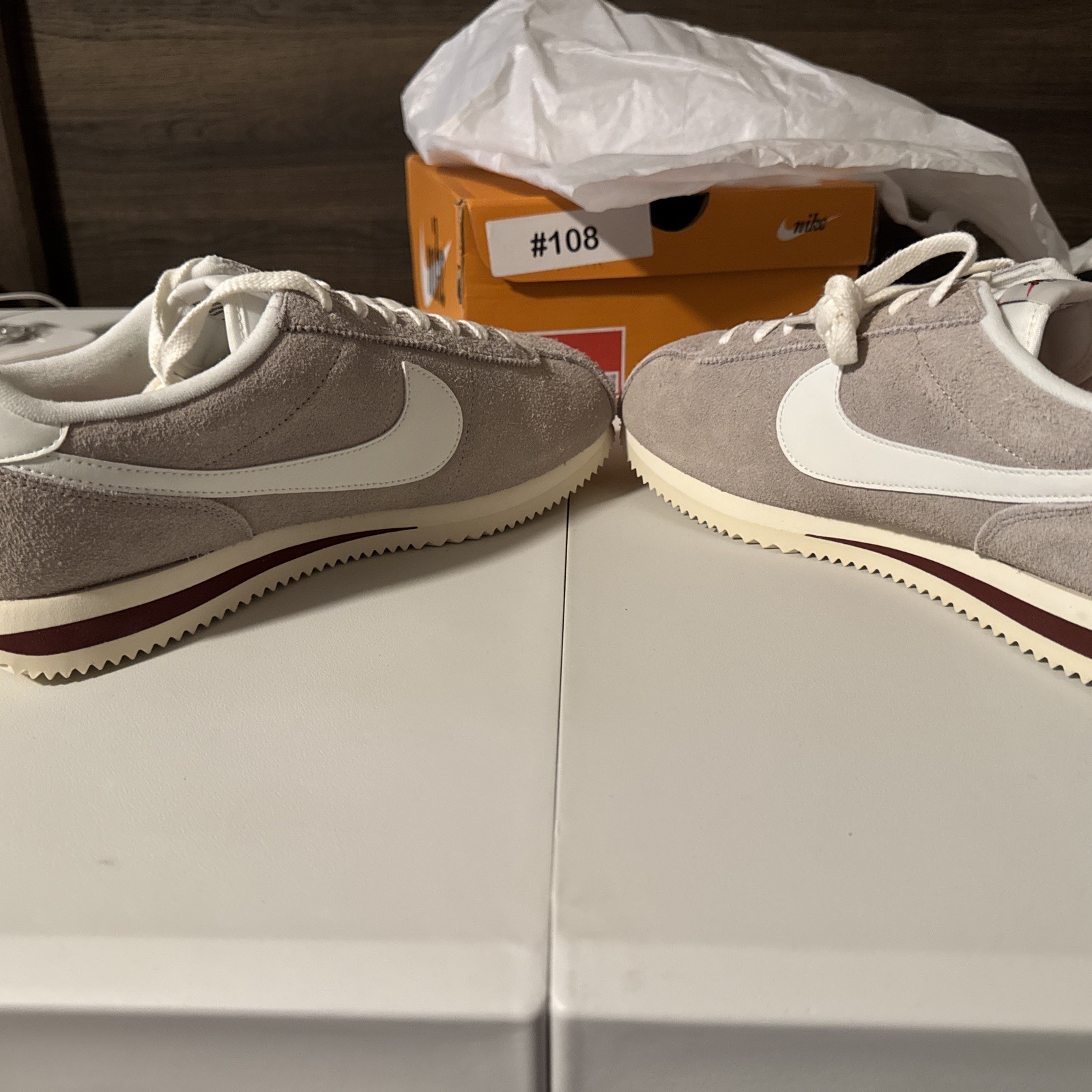 Nike Cortez SE College Gray Sail HF3142-001 Men’s Sz 11.5