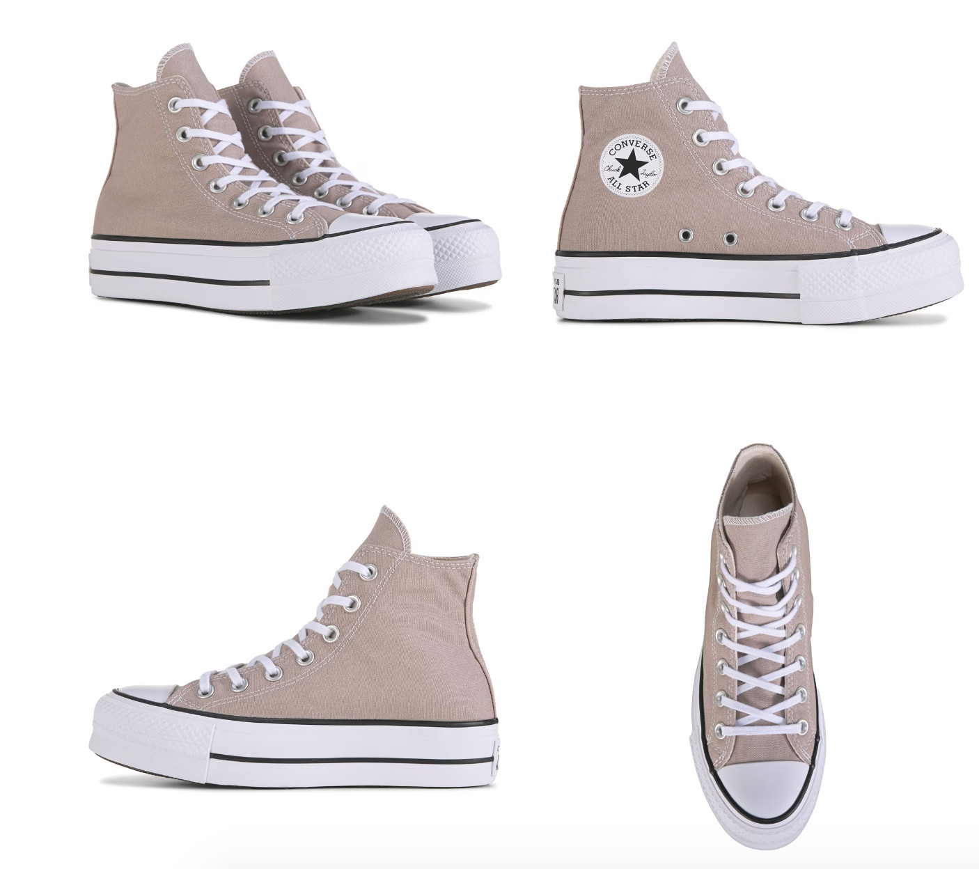 NEW Women’s Converse Chuck Star Hi Lift Shoes Platform A06139F Wonder Stone