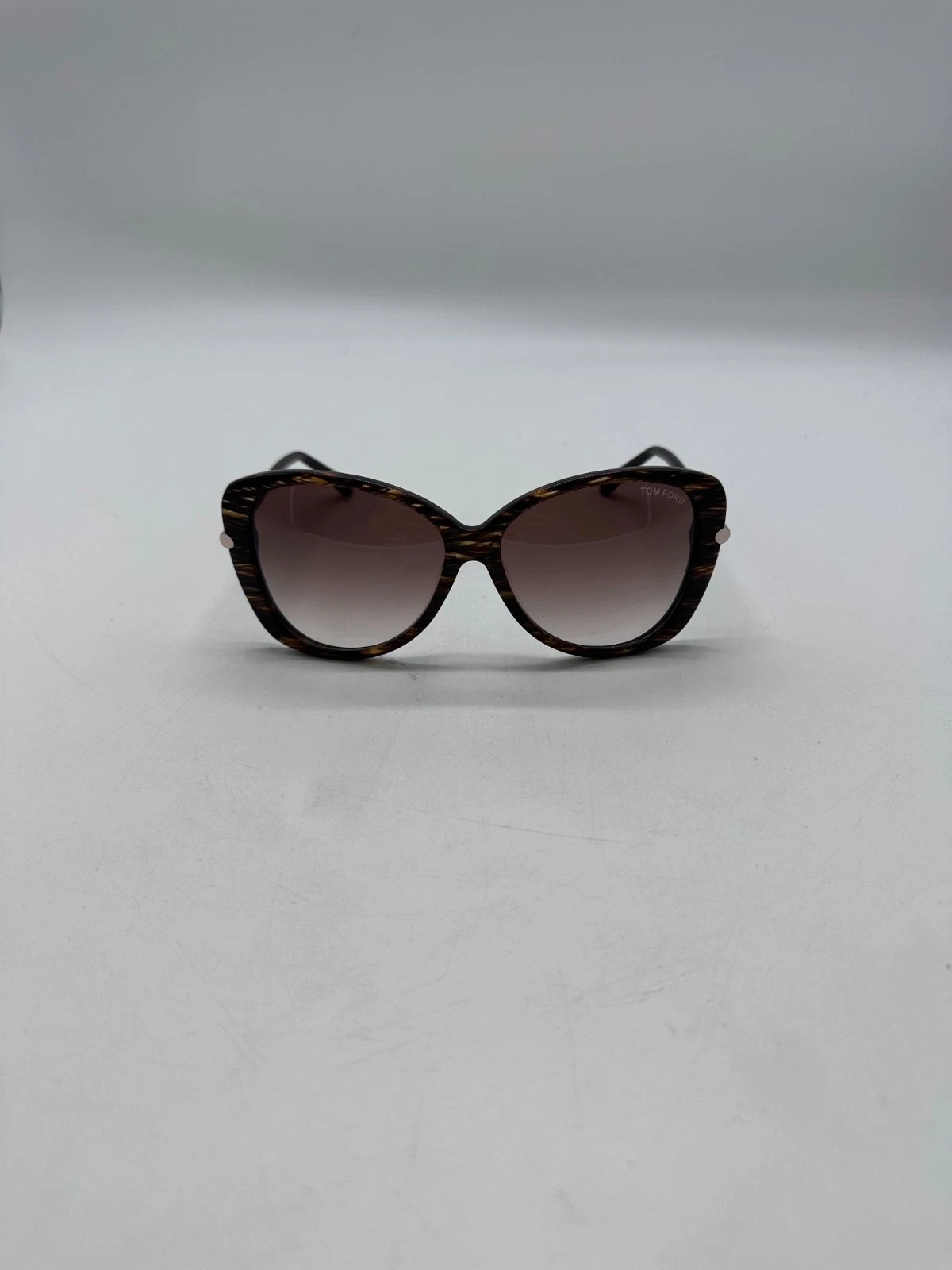 NEW TOM FORD TF 324 50F LINDA BROWN GOLD GRADIENT AUTHENTIC SUNGLASSES 59-14