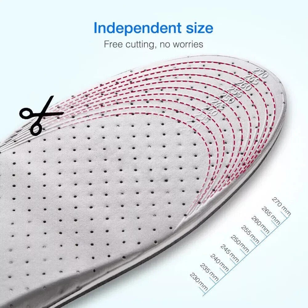 Height Increase Insoles Invisible Heel Lift Taller Shoe Inserts Pad Men Women US